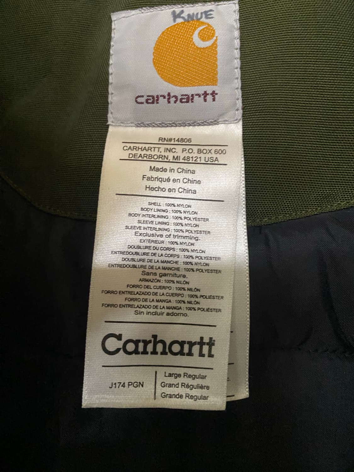 [L]칼하트 패딩점퍼 상품이미지3