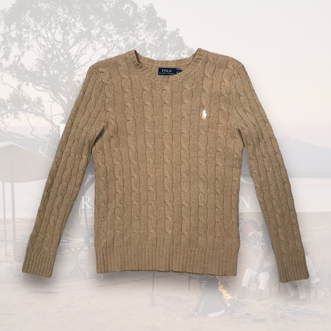 폴로 베이지 니트 상품이미지2