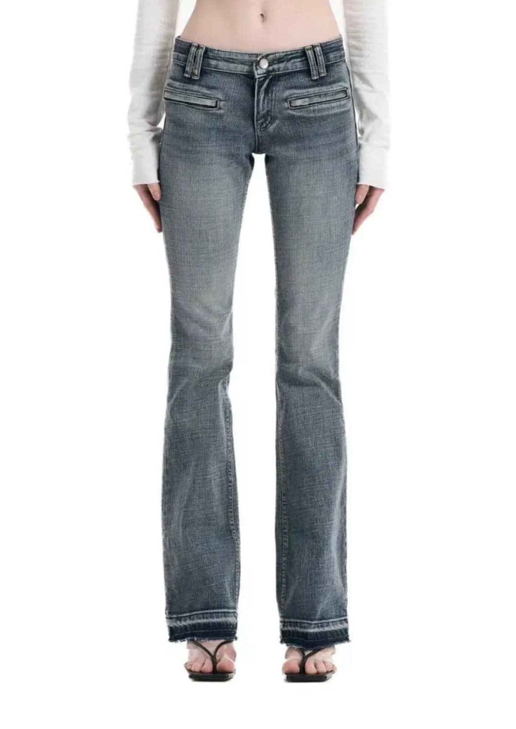 보헴서 보헤미안서울 빈티지 데님 팬츠 로우라이즈 L 상품이미지1