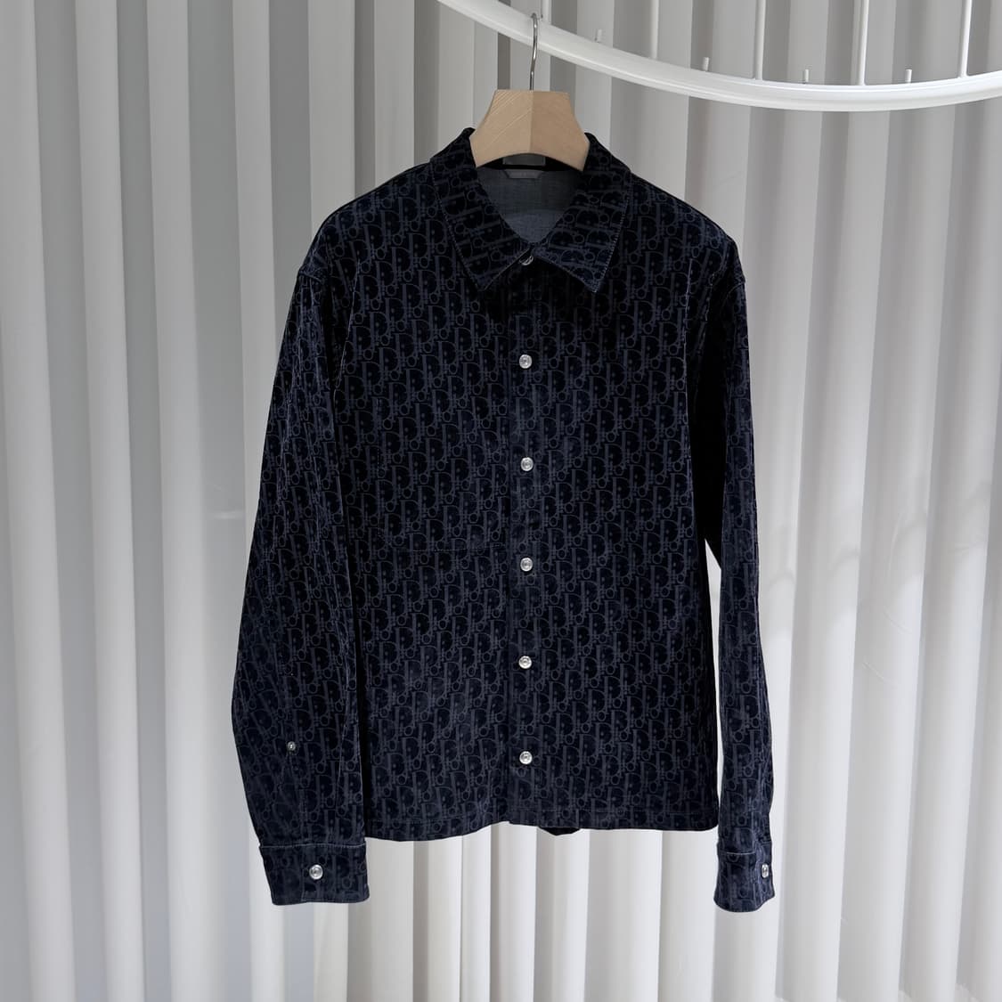 (A+/50) / 디올 오블리크 벨벳 카스리 데님 자켓 상품이미지3