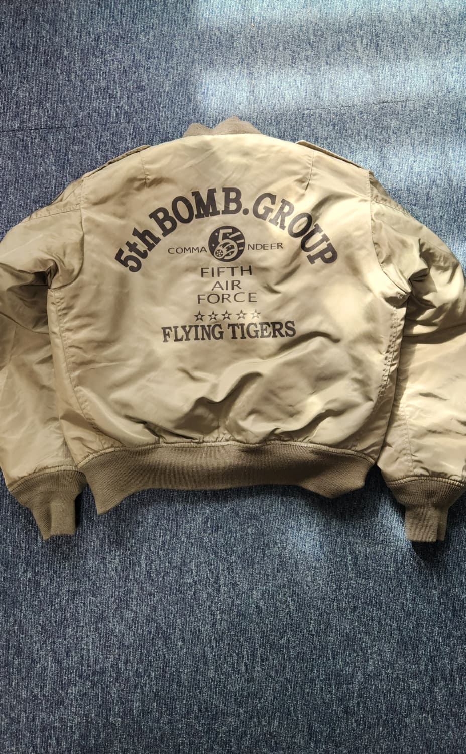 U.S. AIR FORCE 항공 점퍼 봄버 자켓 S 상품이미지2