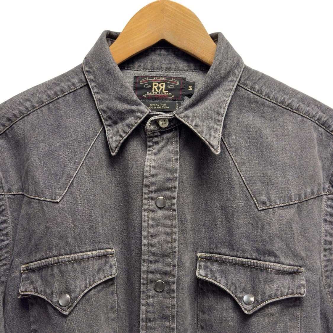 RRL 더블알엘 웨스턴 데님 셔츠 상품이미지2