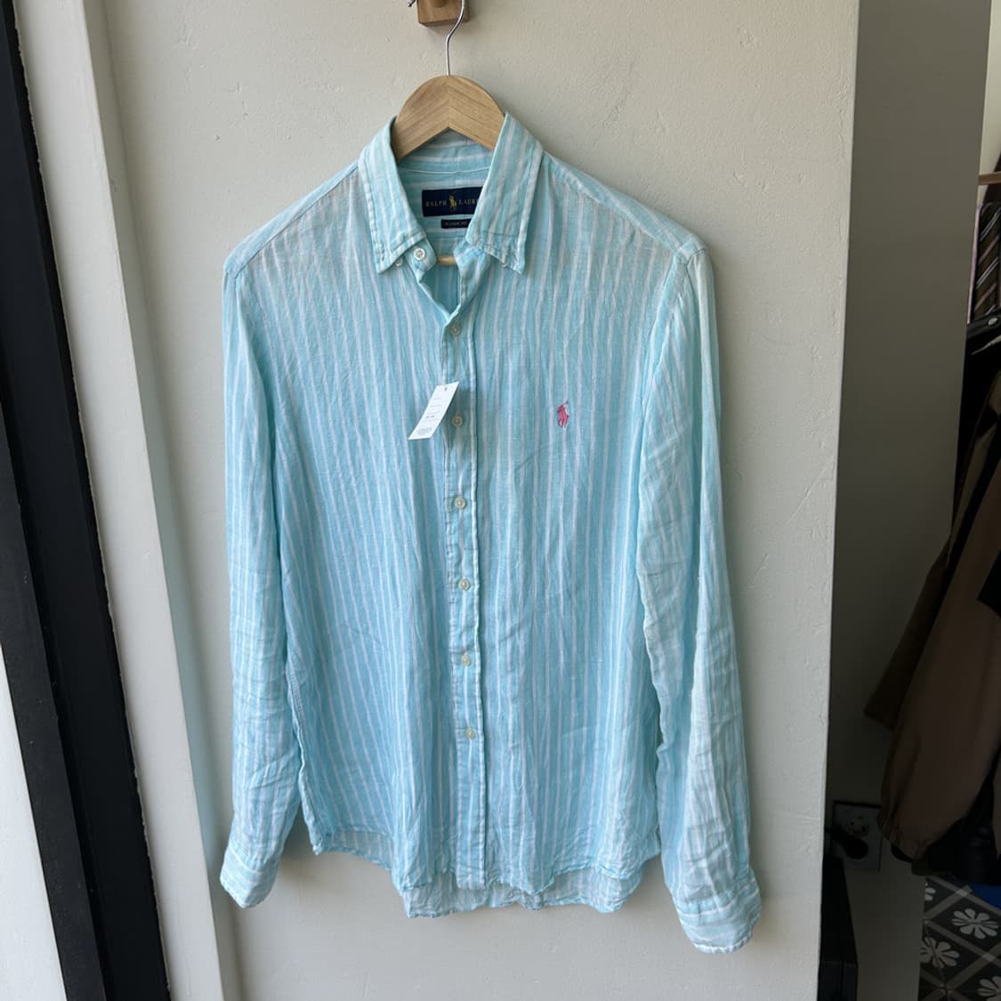 16718 - 폴로 랄프로렌 스트라이프 린넨 셔츠 상품이미지2