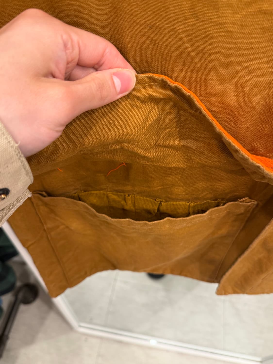 80s Softbak 빈티지 캔버스 모호크 헌팅 자켓 (made USA) 상품이미지5