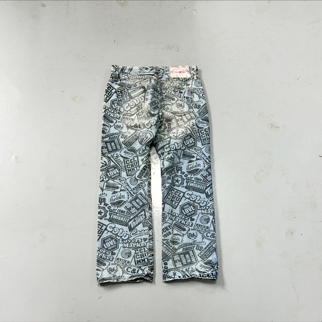 CO&LU 풀프린팅 데님 팬츠  상품이미지4