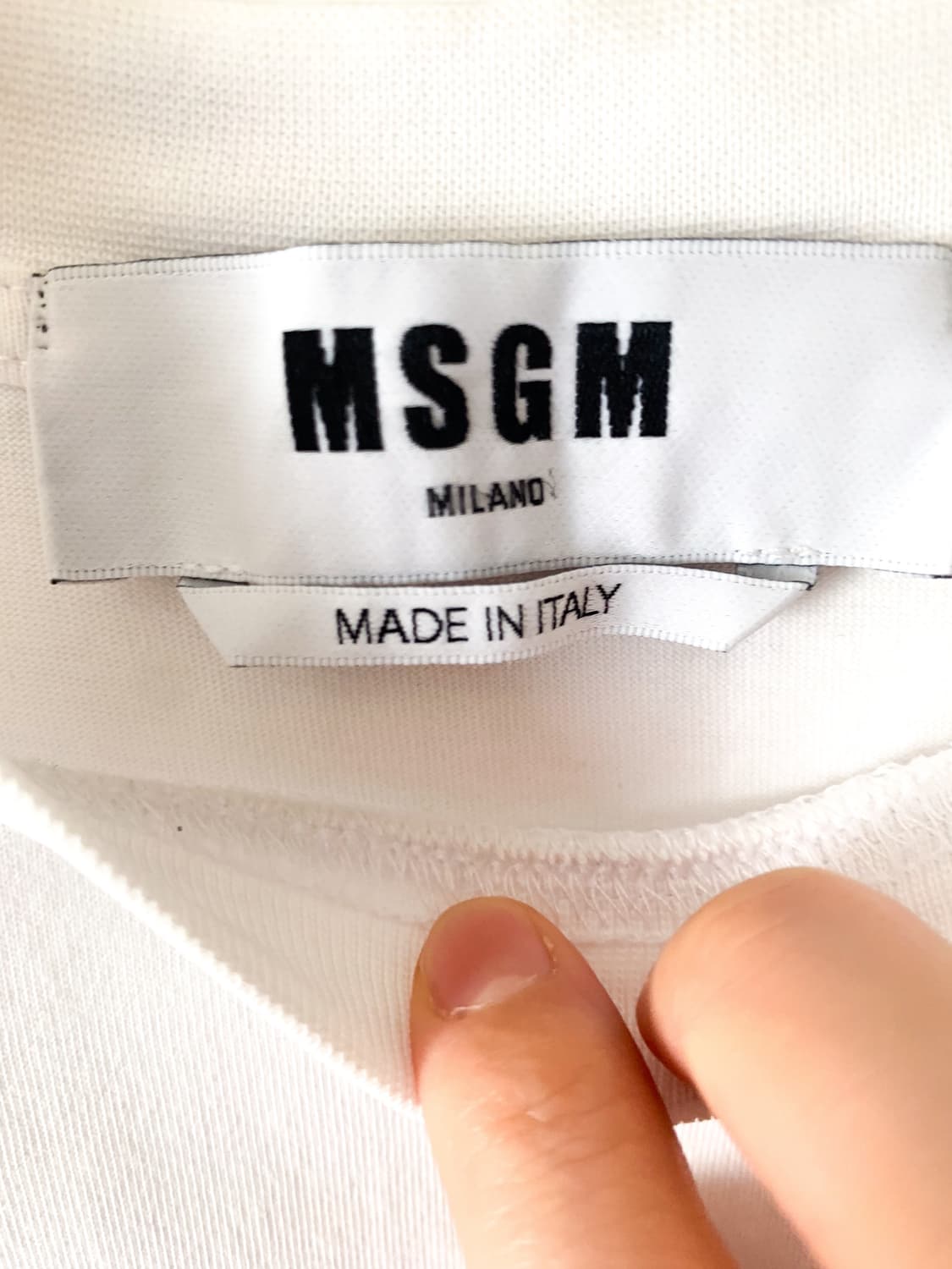 [S] MSGM 로고 프린트 반팔 티셔츠 상품이미지9