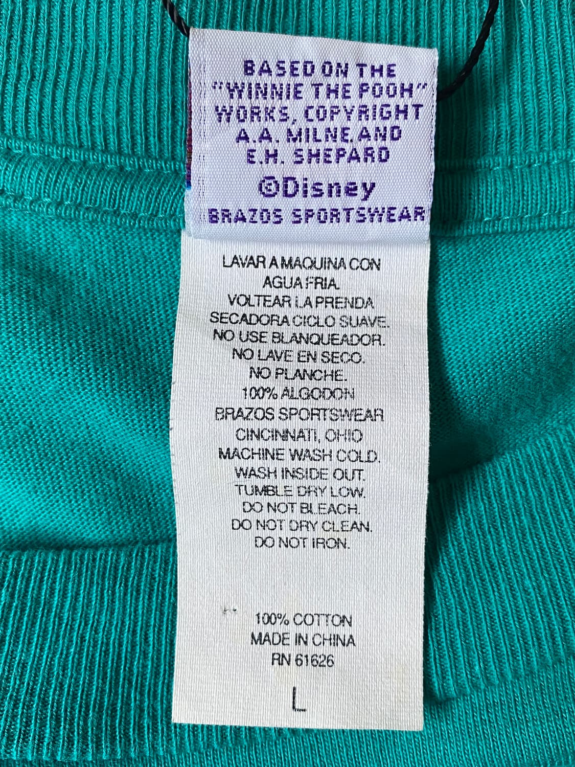 디즈니 푸 반팔티셔츠 (Man M) AB1273 상품이미지6