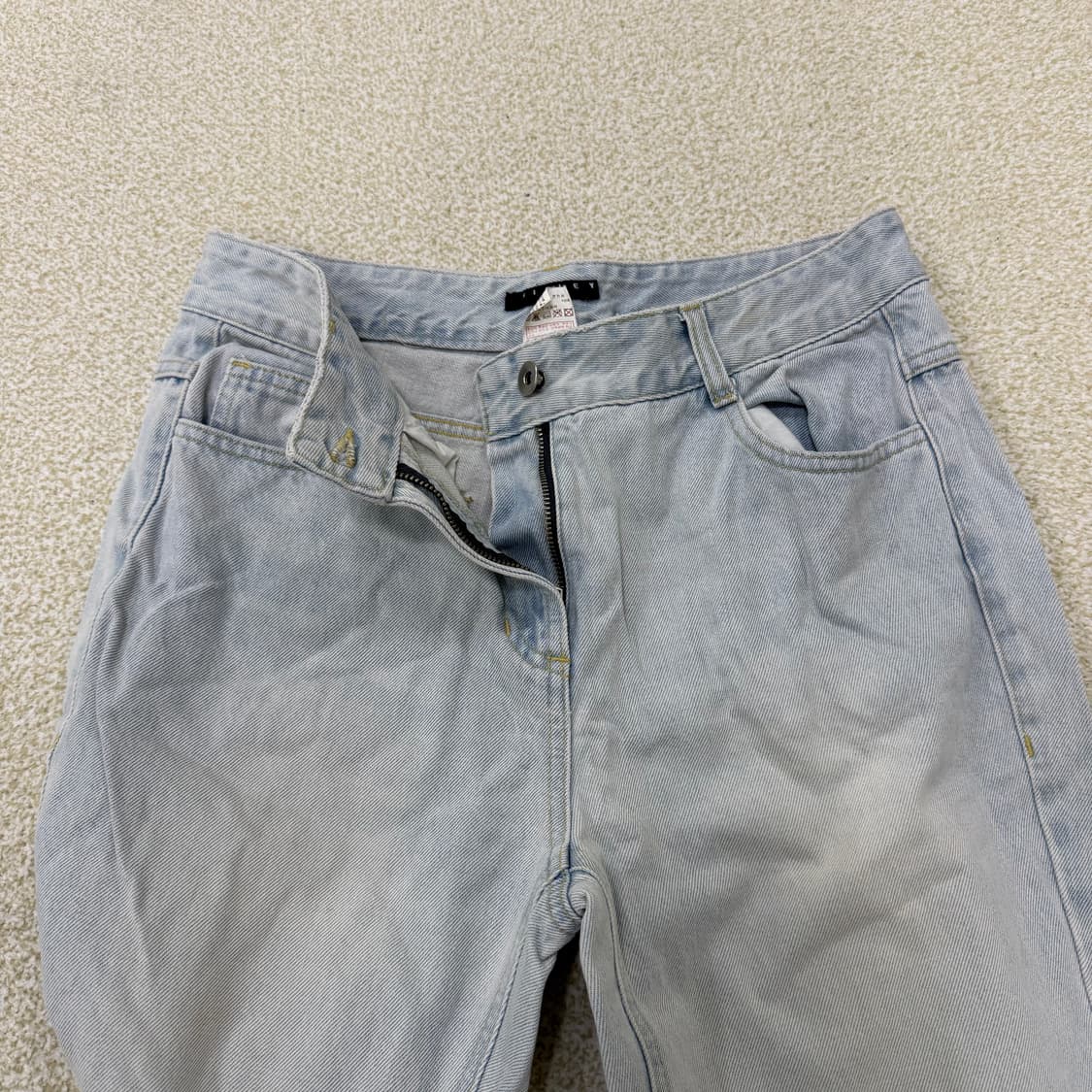 44 시슬리 여성 워싱 데님팬츠 0121T2 상품이미지3