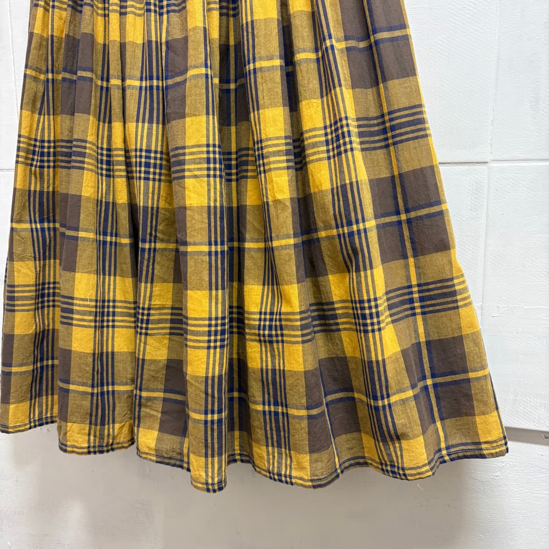 samansa mos2 사만사모스 코튼 체크 롱스커트 JPN 상품이미지3