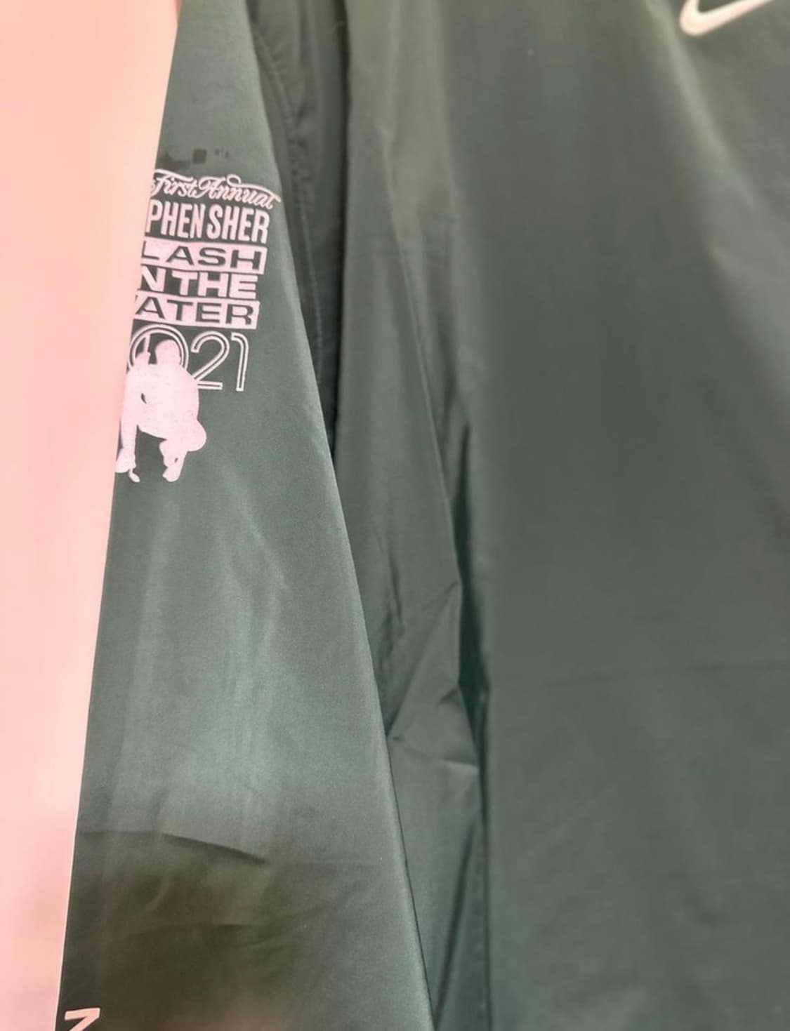 드레이크 녹타 X 나이키 골프 크루넥 탑 그린 상품이미지5