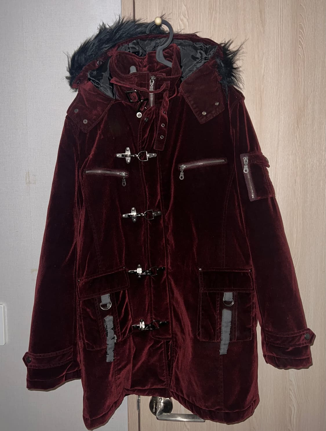 spinach 퍼후드자켓 y2k패딩점퍼펑크 in the attic 상품이미지1