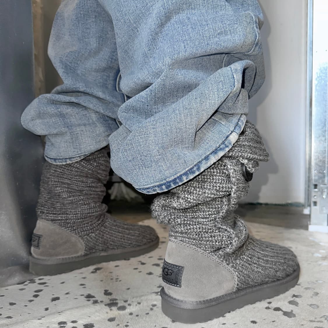 00s 그레이 니트 어그 카디 부츠 상품이미지8