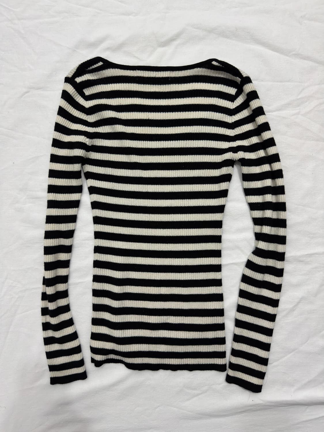 cecil mcbee stripe knit slim top 상품이미지3
