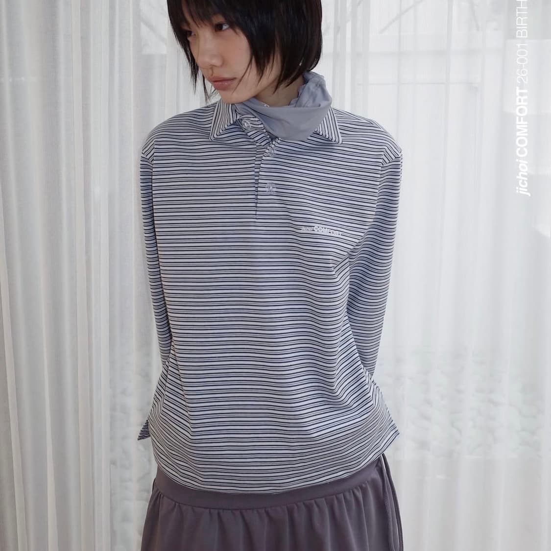 지초이 컴포트 벌스데이 에디션 스트라이프 셔츠 상품이미지1