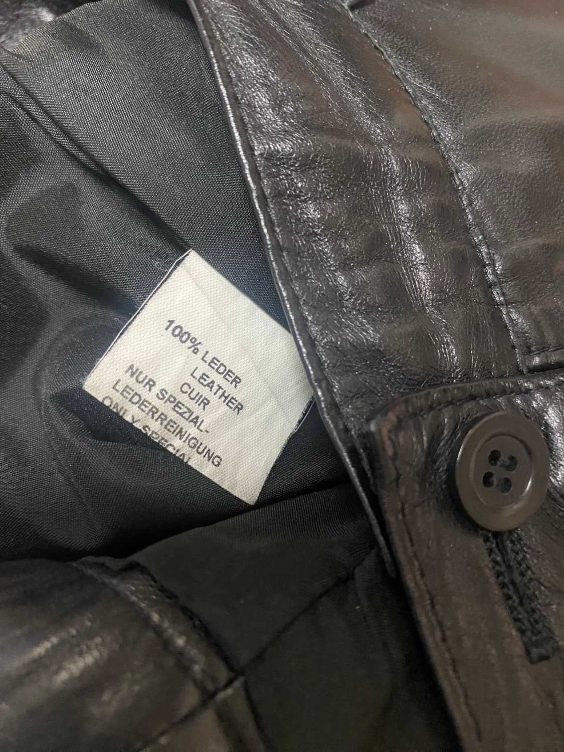 HOMEO LIVE 가죽 바지 상품이미지4