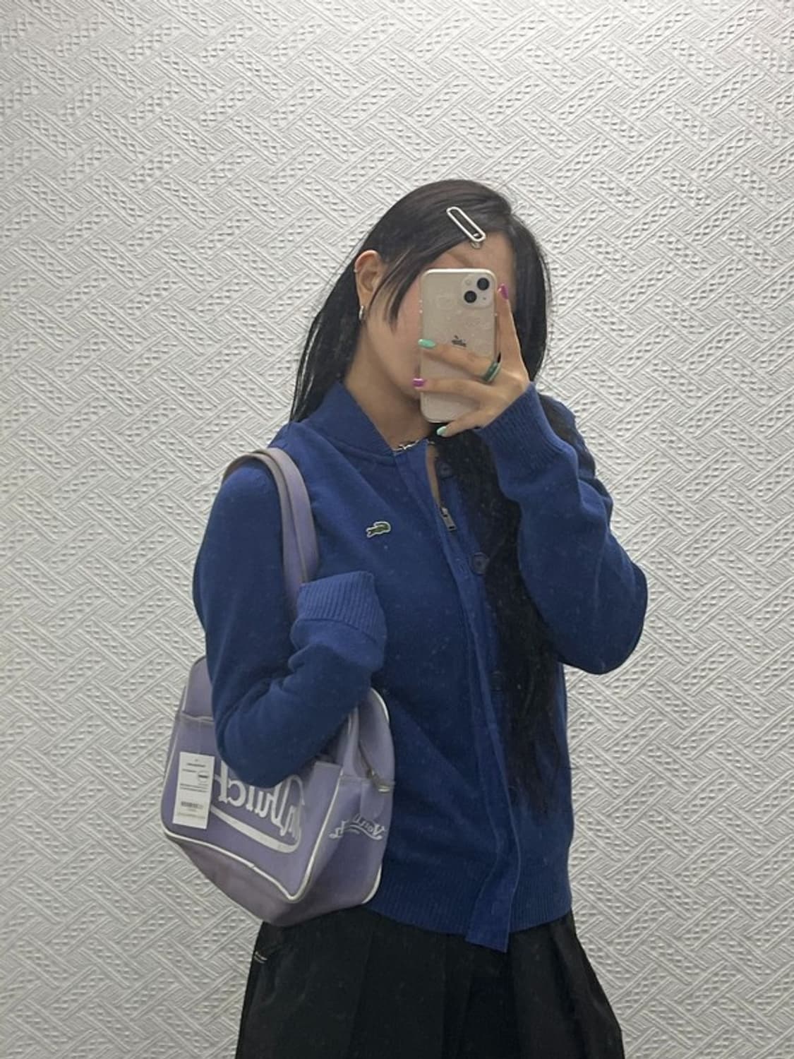 라코스테 캐주얼 클래식 집업 니트 가디건 95 C06723 상품이미지1