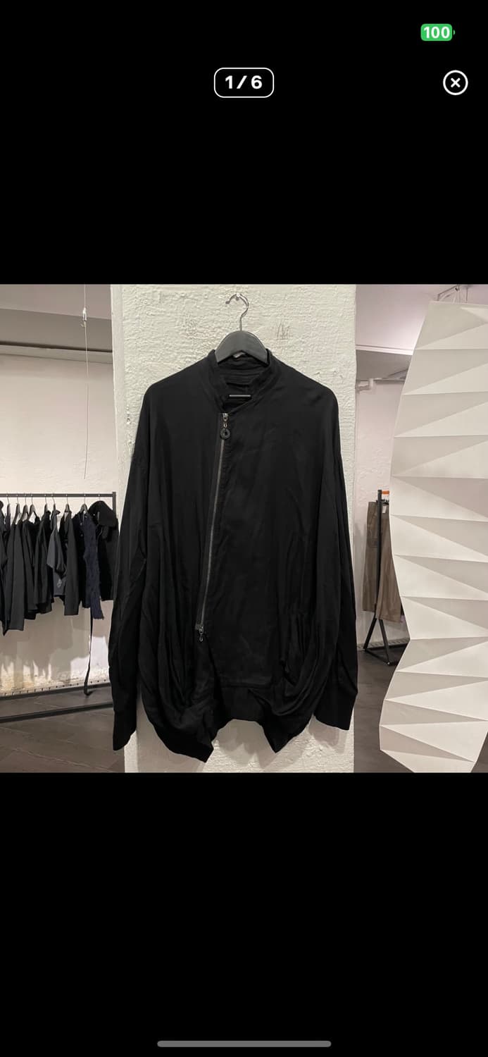 율리우스 20ss 비대칭 집업 자켓 상품이미지1