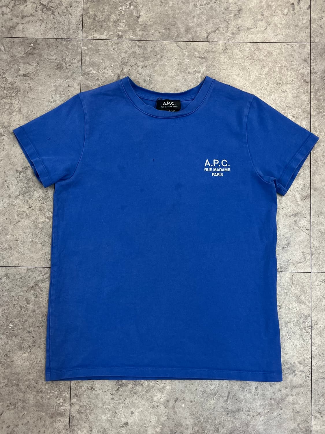 아페쎄 반팔티 블루 M #csz3922 상품이미지4