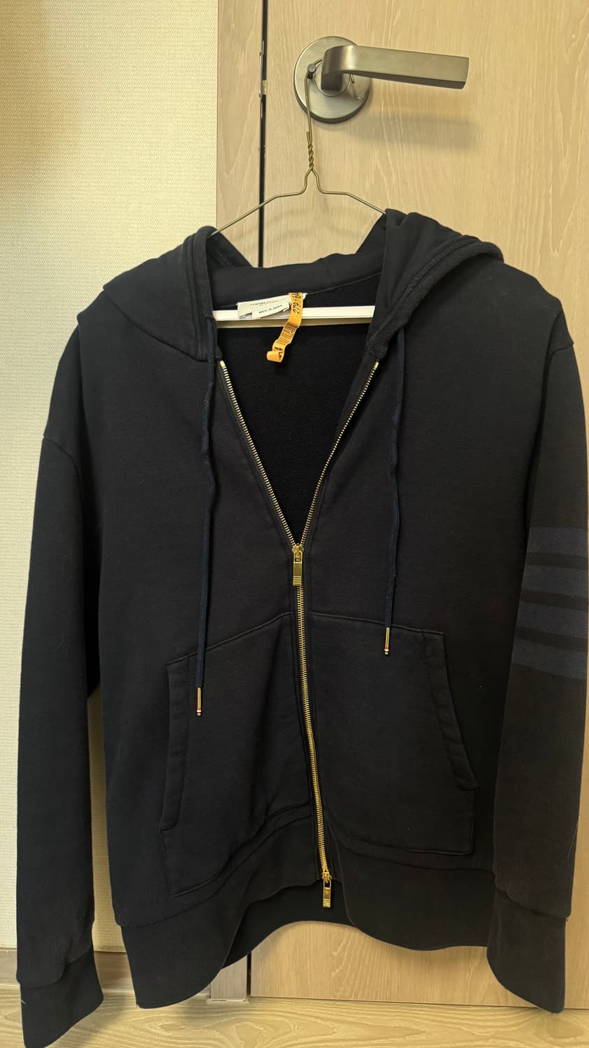 [3]톰브라운 네이비 후드집업  상품이미지1