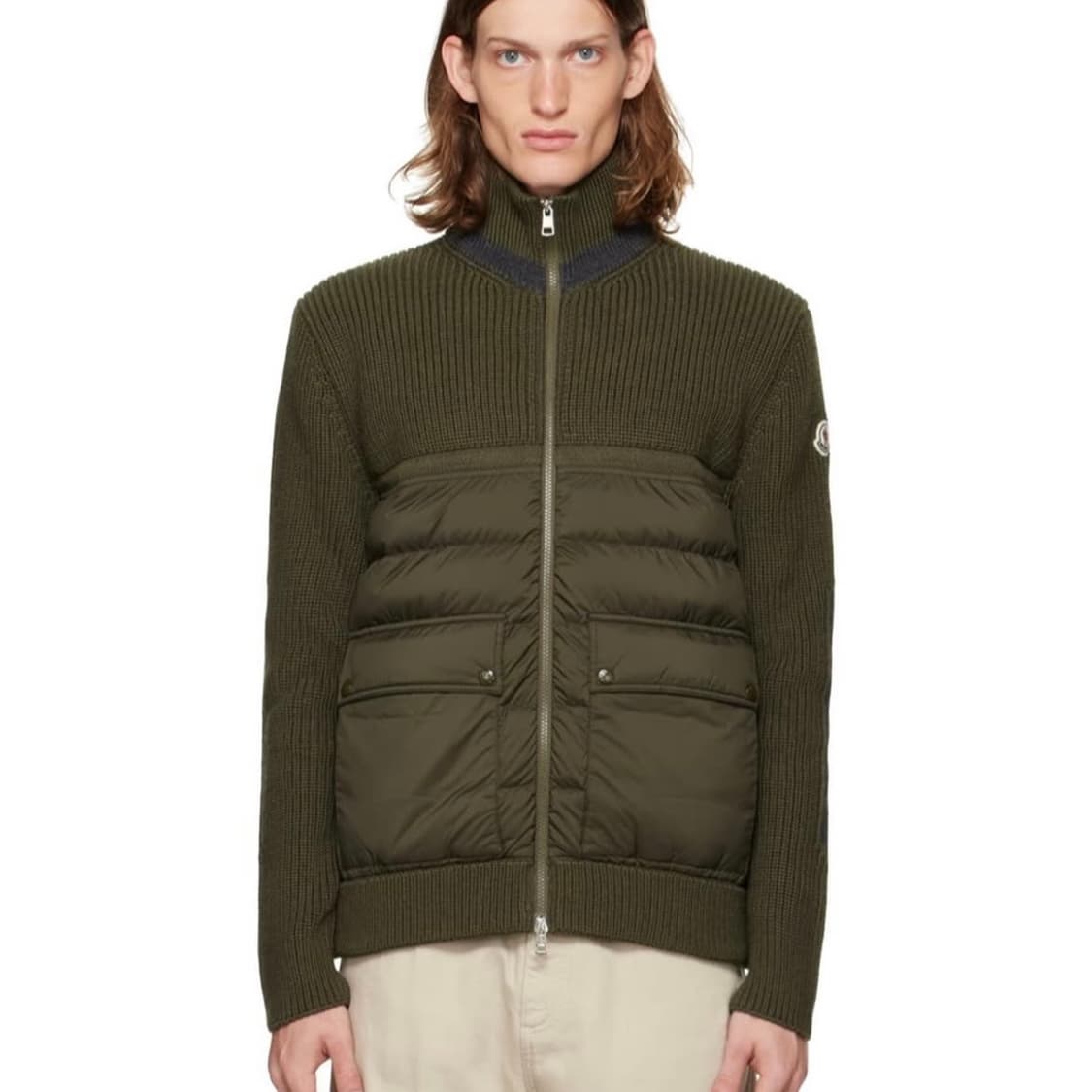 [S+급/XL] 몽클레어 니트패딩 트리콧 포레스트 그린 상품이미지8
