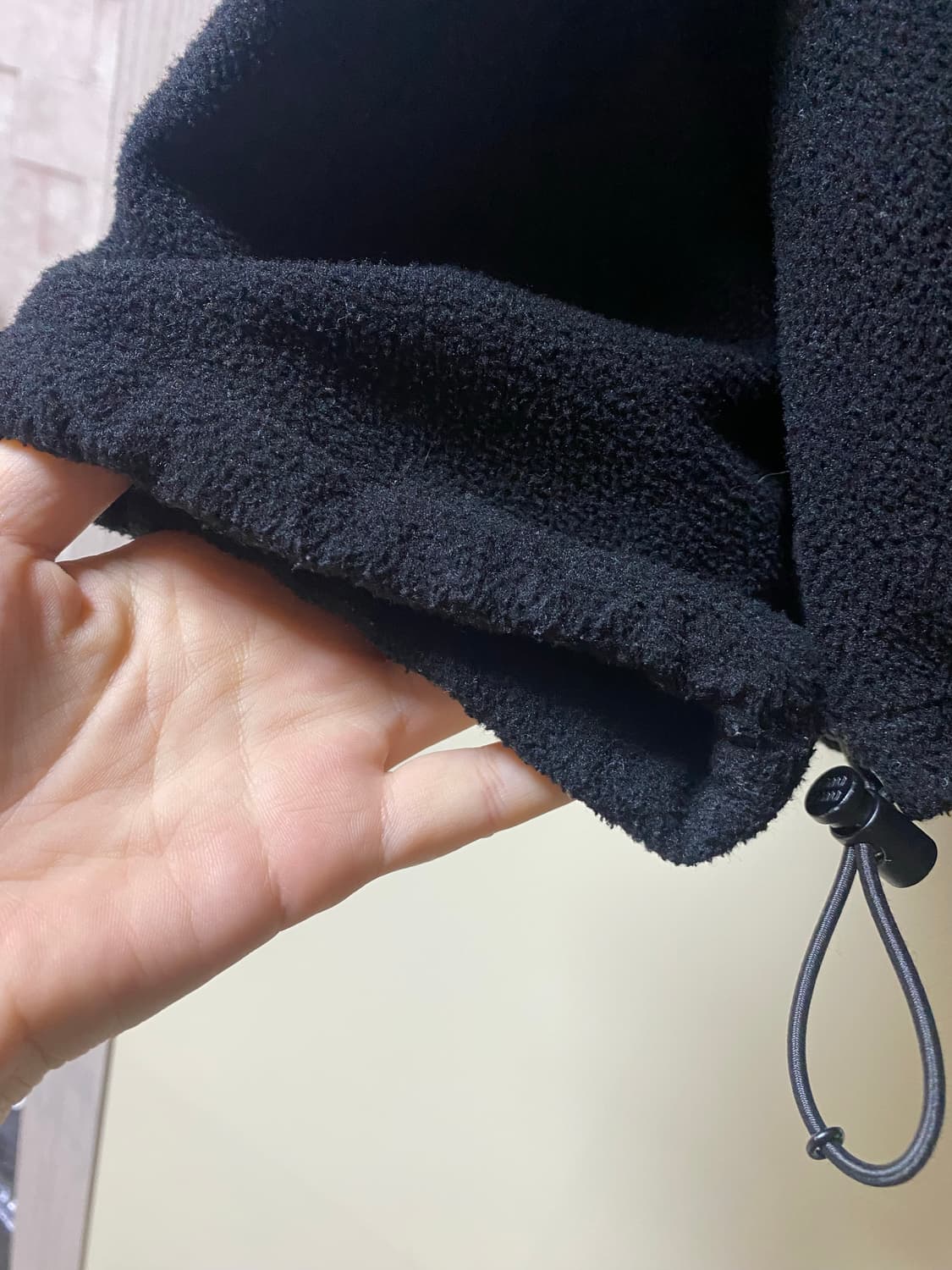 미우미우 플리스(후리스) 아노락 블랙 상품이미지7