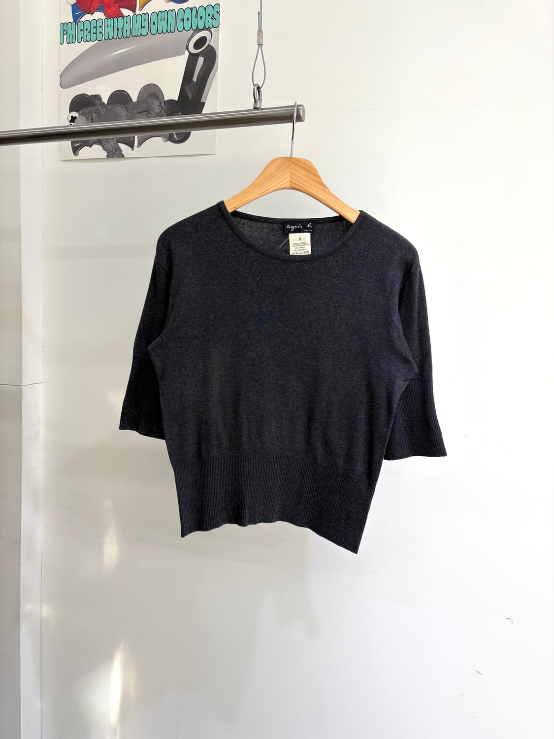 AGNES B. (Made in France) 니트 반팔 상품이미지1