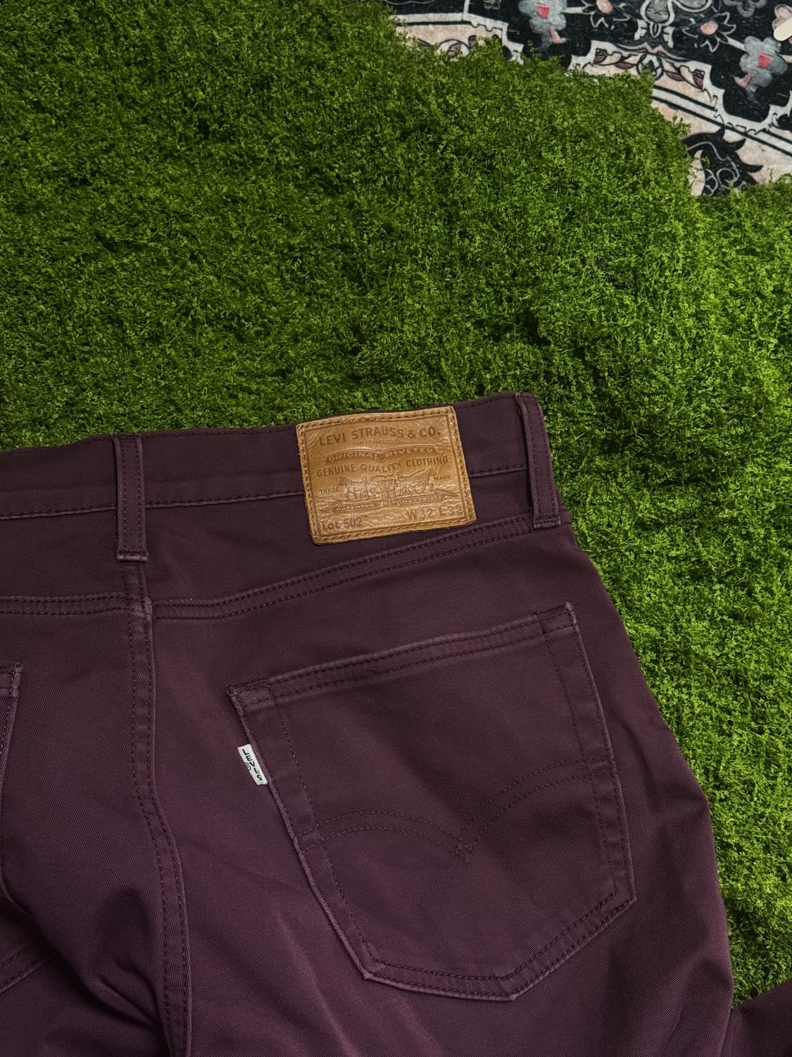 Livi’s 502 버건디 32x32 상품이미지3