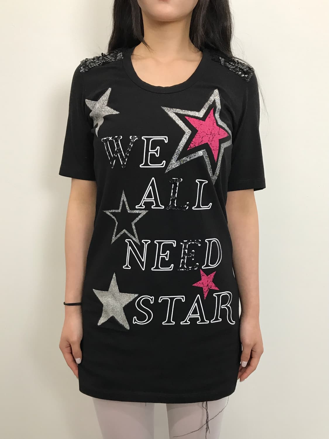 Vintage Y2k Black Star Graphic T-shirts 상품이미지3