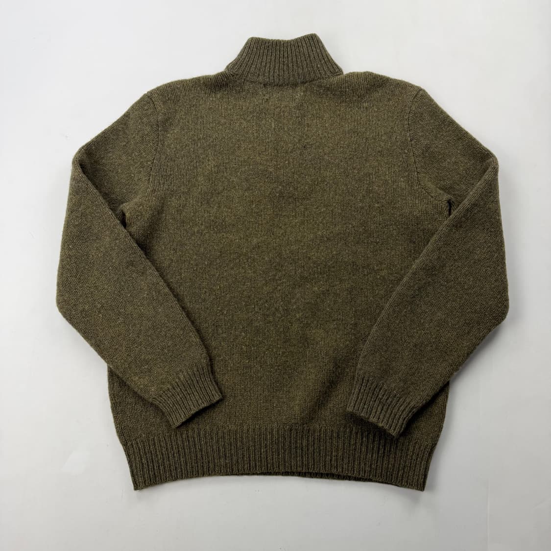 폴로 랄프로렌 그린 메리노울&앙고라 니트 반집업 상품이미지7