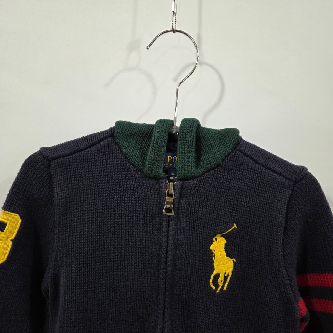 폴로랄프로렌 키즈 니트 후드집업 3/3T 상품이미지2