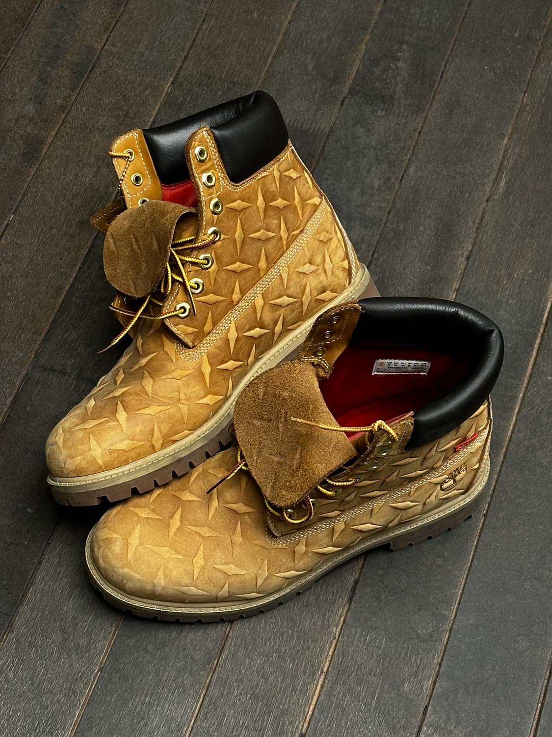 슈프림 팀버랜드 6인치 프리미엄 워터프루프 부츠 다이아몬드 상품이미지10