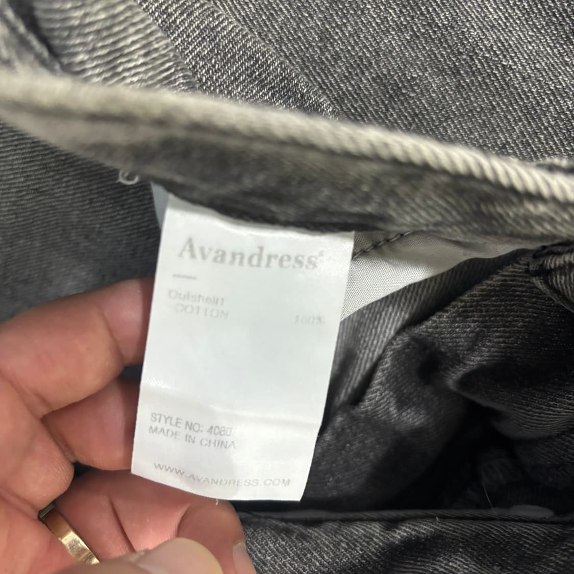 XS 어반드레스 흑청 카고 데님 팬츠 1210-2 상품이미지4