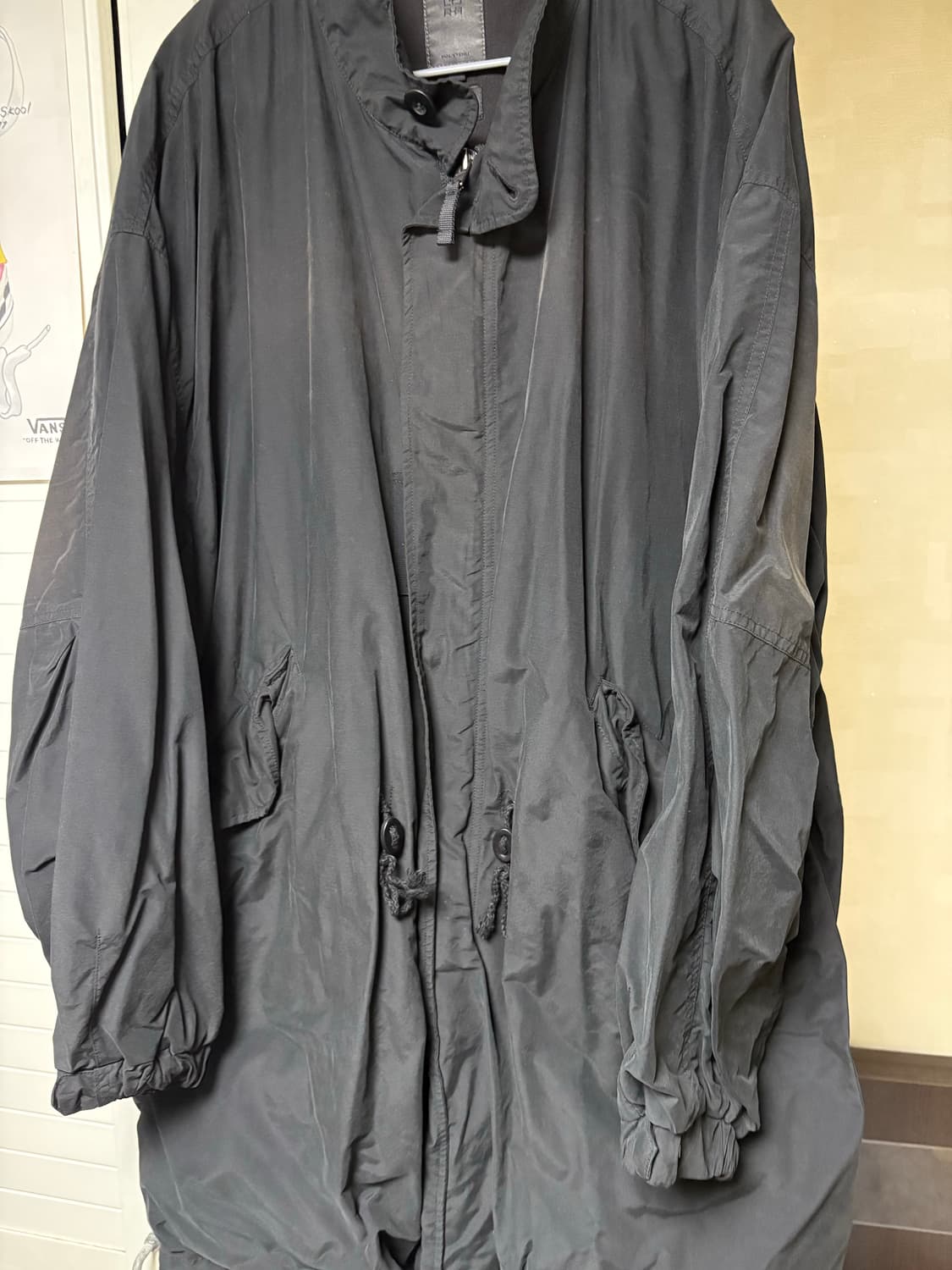 폴리테루 65 델 피쉬테일 파카 유즈드 블랙(4) 상품이미지5