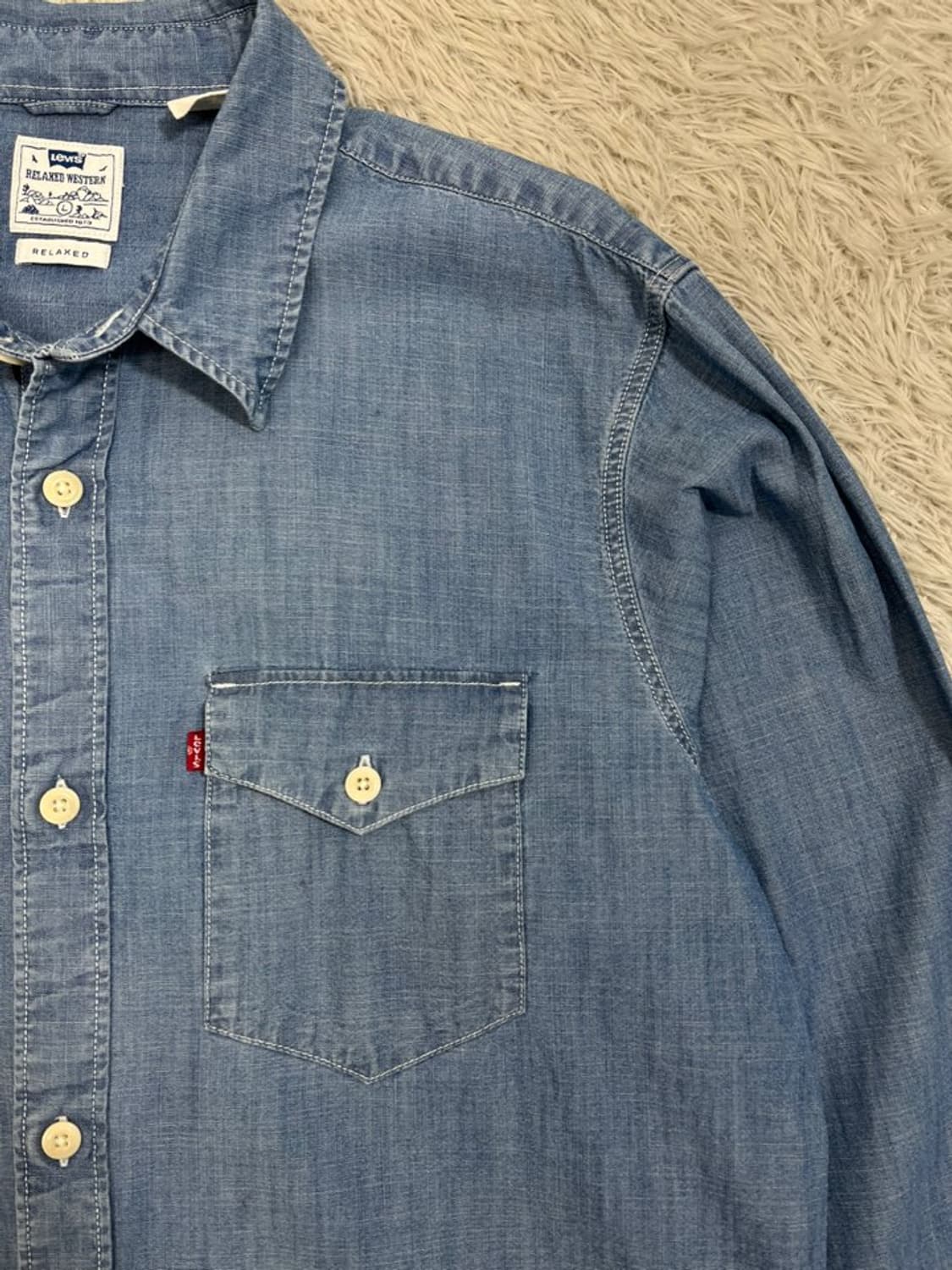 리바이스 웨스턴 데님 셔츠/#2787 상품이미지2