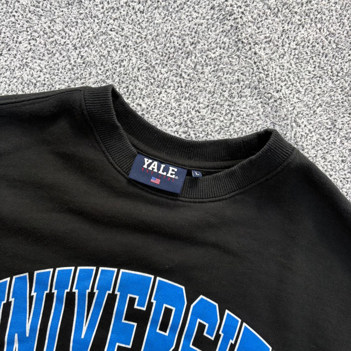 L 예일 빅로고 맨투맨 긴팔티 0305J 상품이미지2