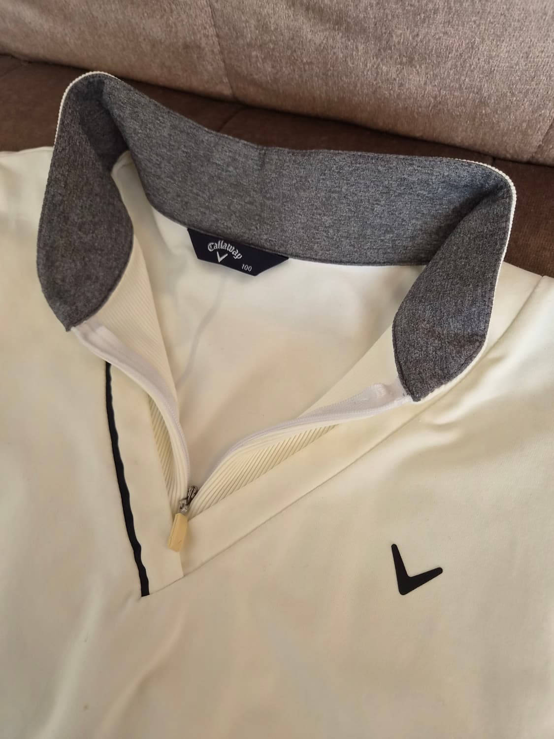 캘러웨이 여성 하프넥긴팔골프티셔츠 100사이즈 상품이미지6