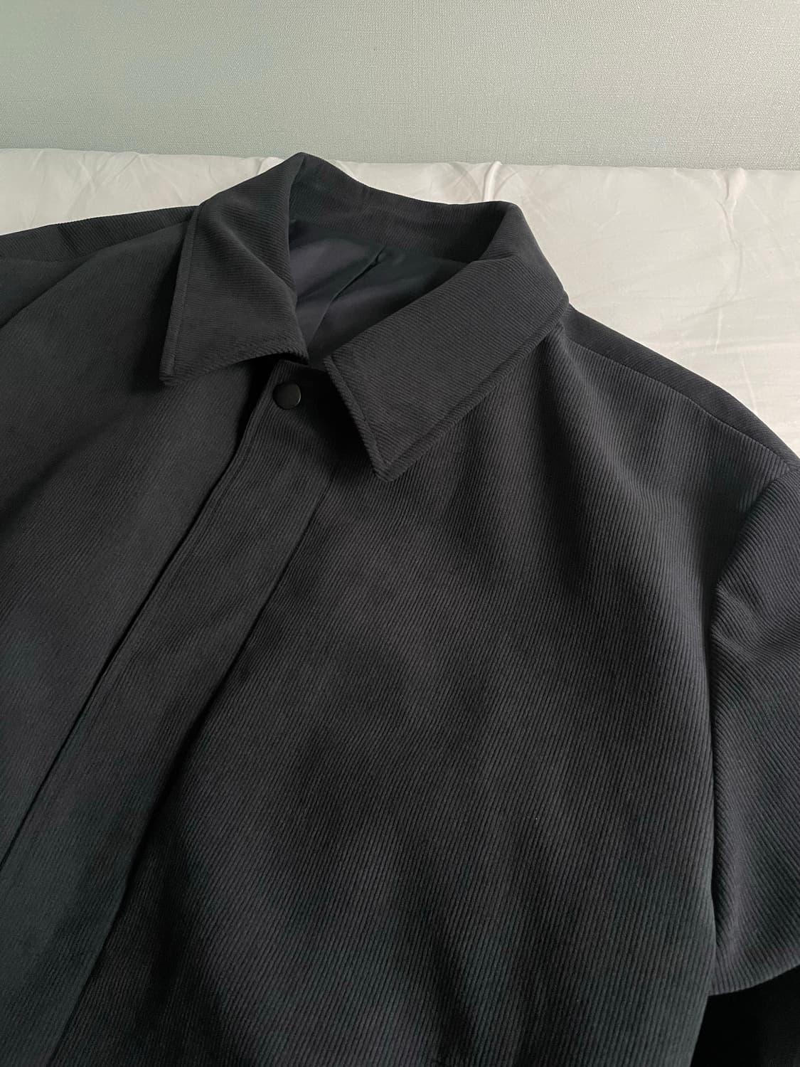 무신사 스탠다드 14W 코듀로이 미니멀 블루종 재킷 XL 상품이미지2