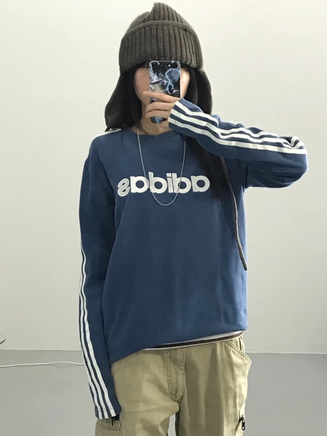 아디다스 네이비 롱슬리브 상품이미지2