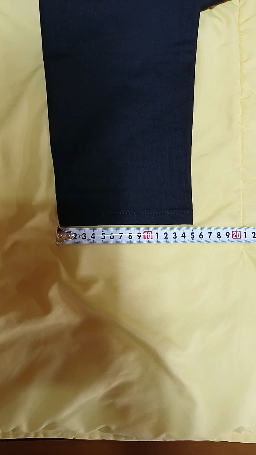 플랙 스판슬림블랙진 33인치 기장100 상품이미지8