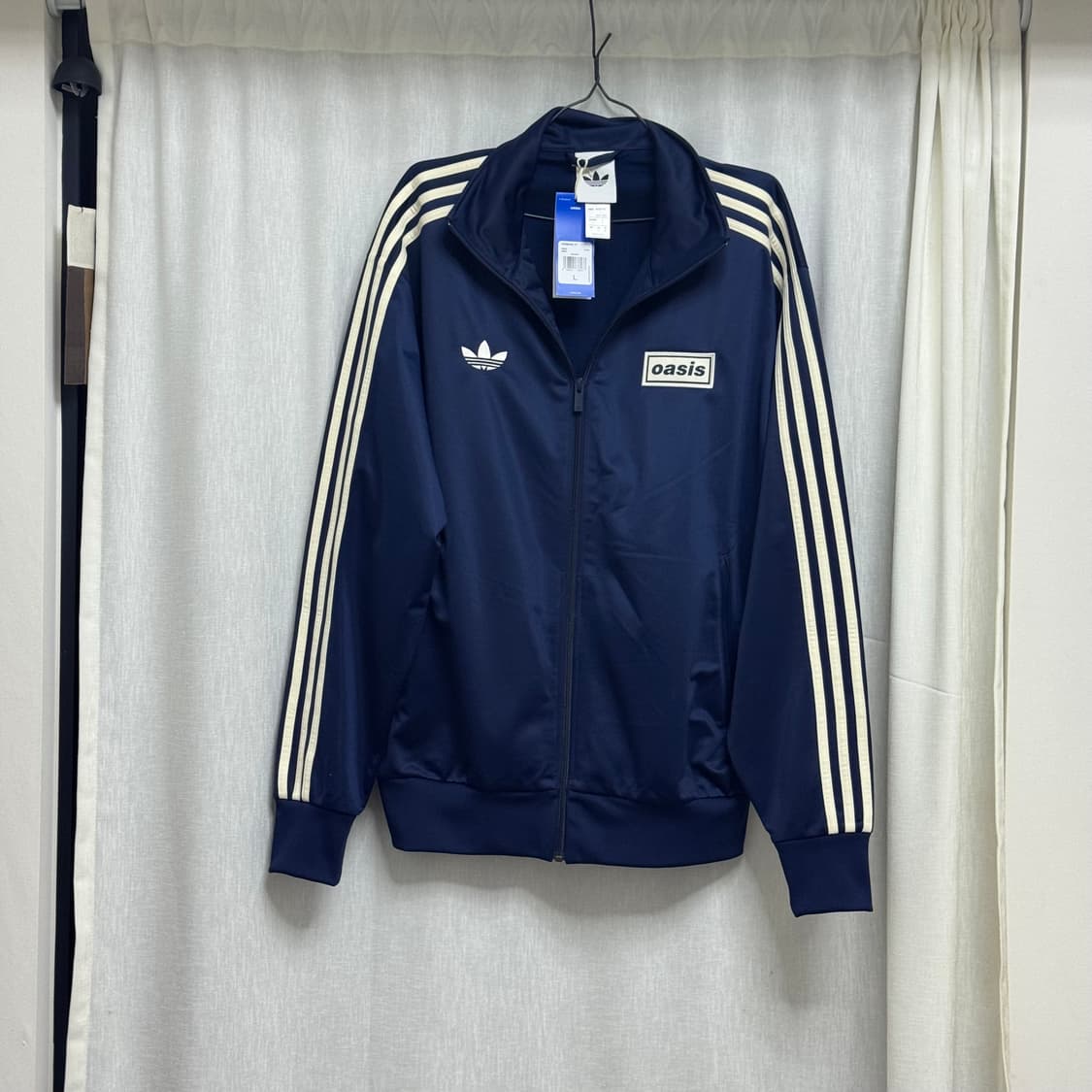 새상품 KR L) 아디다스 오아시스 네이비 트랙탑 상품이미지1