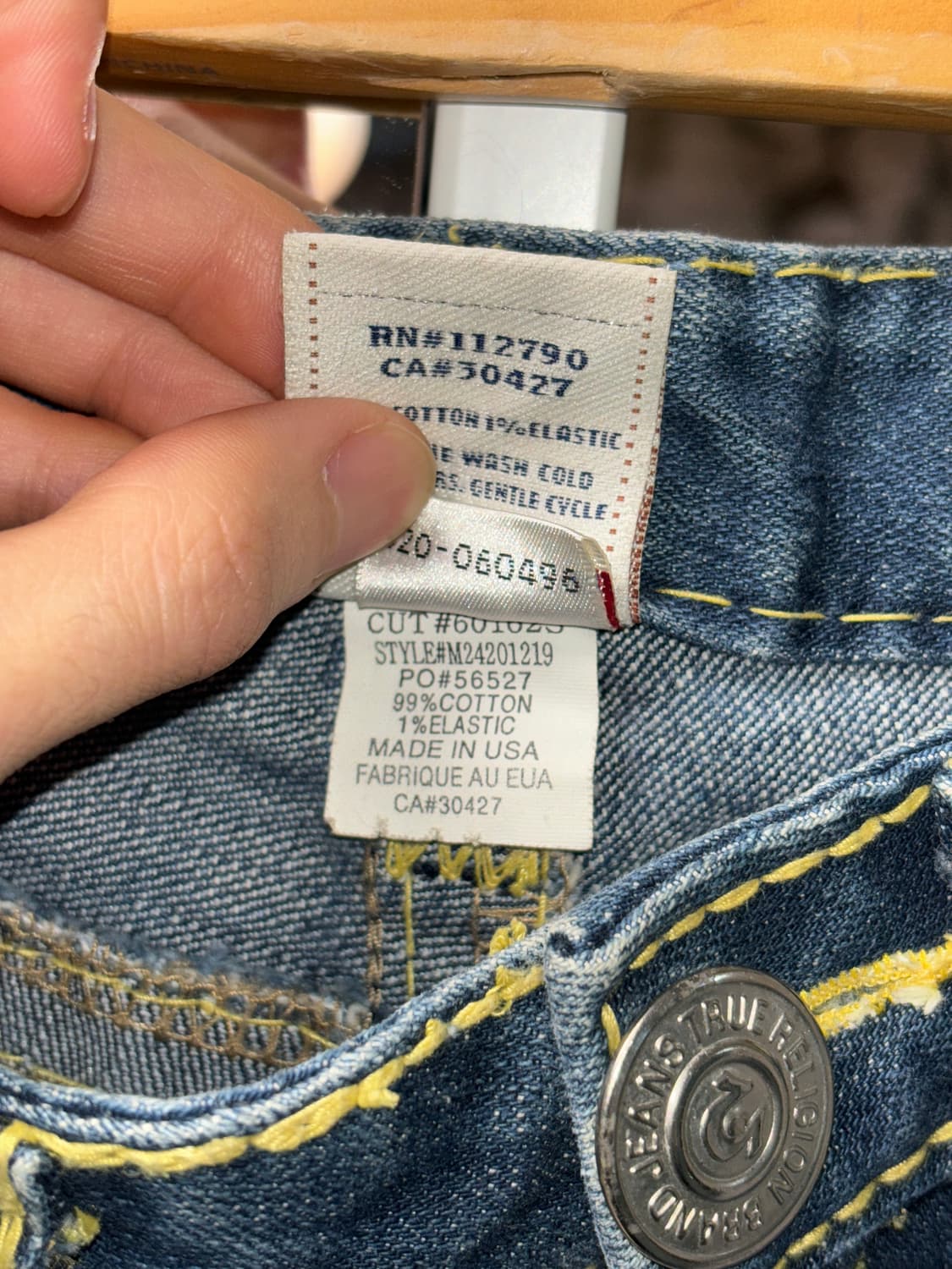 트루릴리전 부츠컷 데님팬츠 상품이미지6