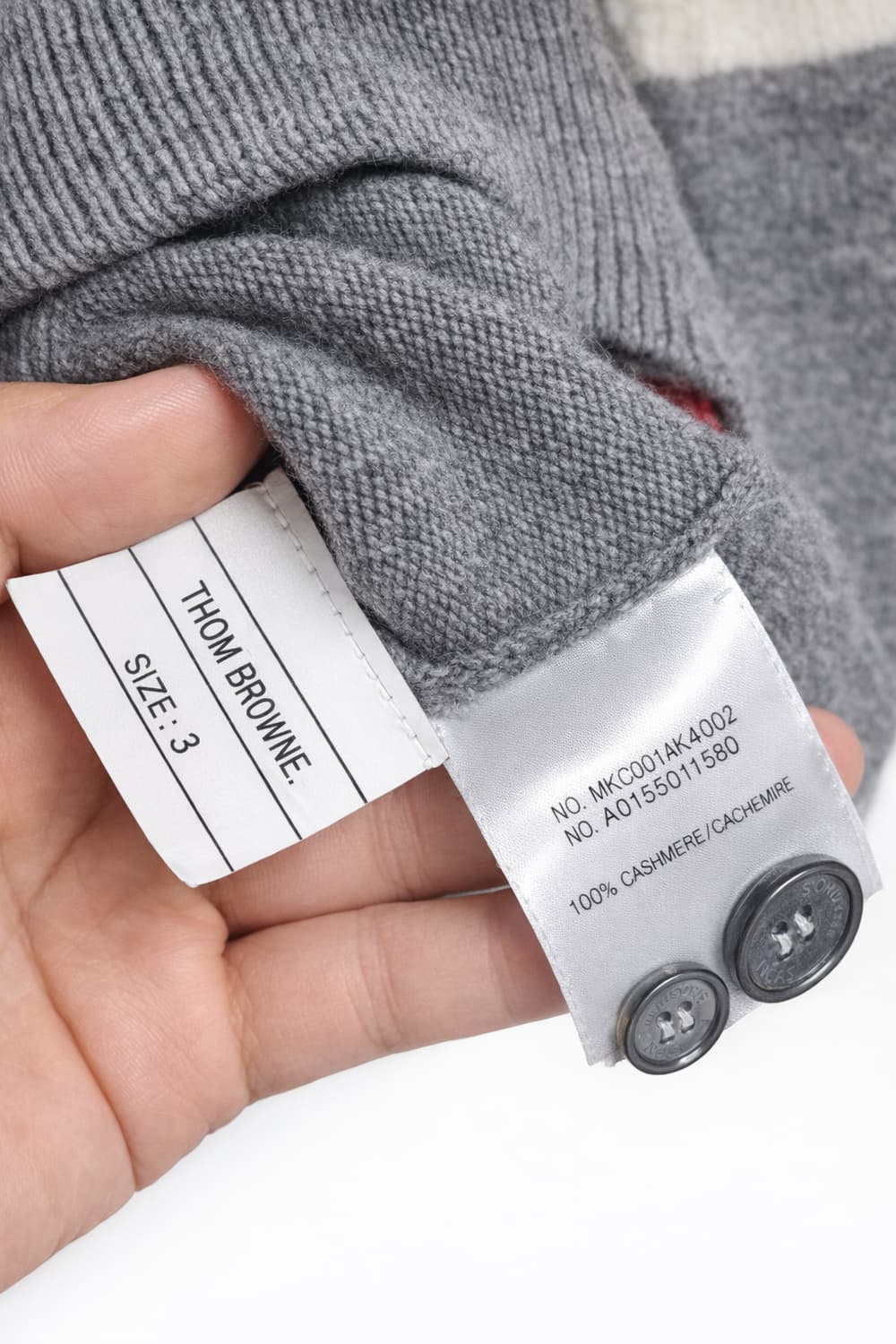 (새상품급) 톰브라운 캐시미어 4바 가디건 상품이미지2