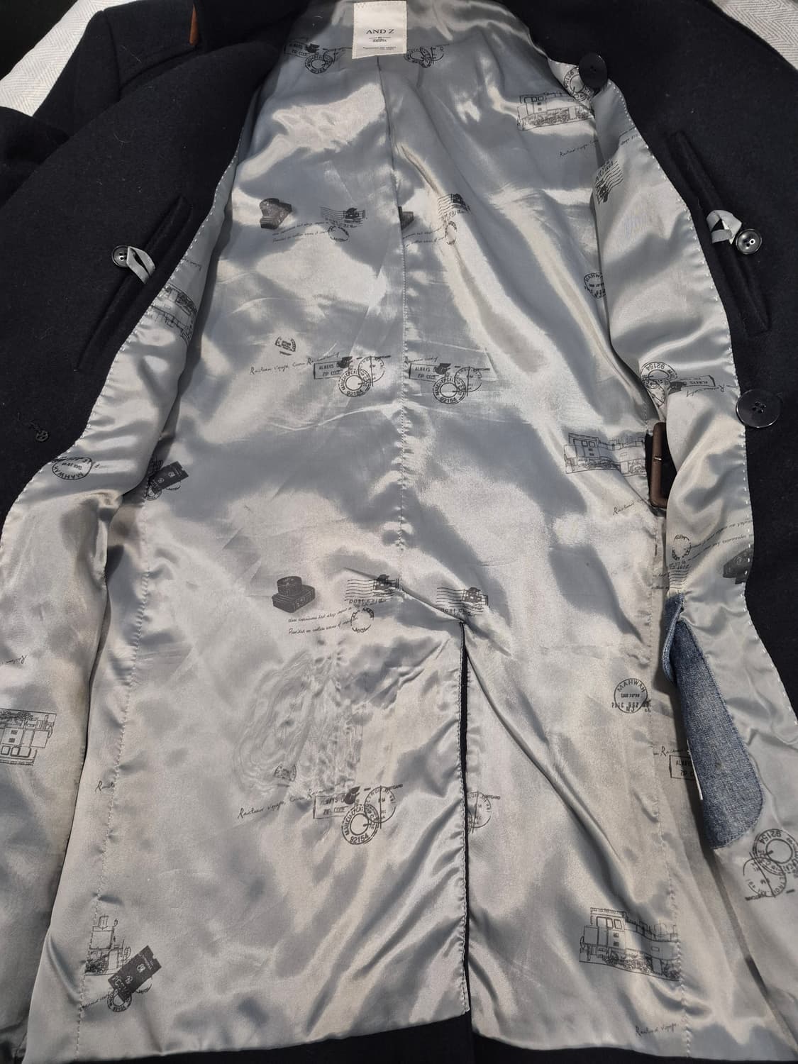 지오지아 앤드지 더블코트 남성 105사이즈 상품이미지5