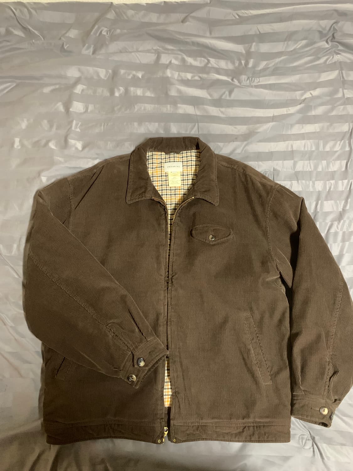 카키스 코듀로이 스윙자켓 상품이미지4