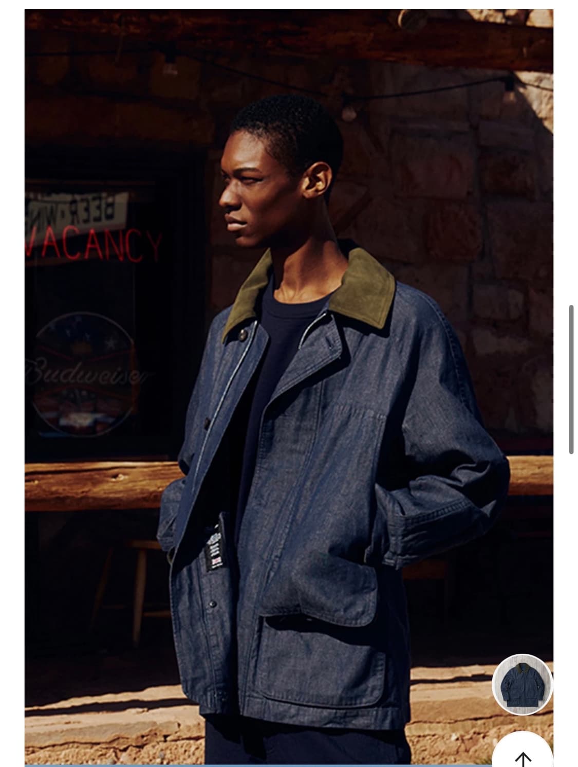 FFC x DOCUMENT 헨리코튼 워시드 데님 필드 자켓 상품이미지1