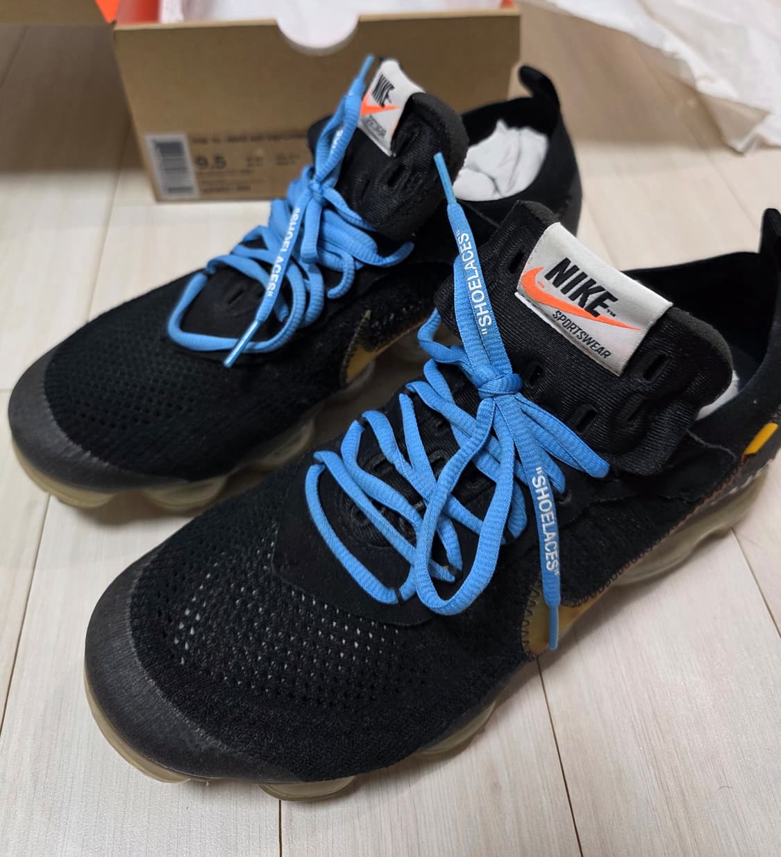 나이키x오프화이트 에어 베이퍼맥스 V2 블랙 [275] 상품이미지5