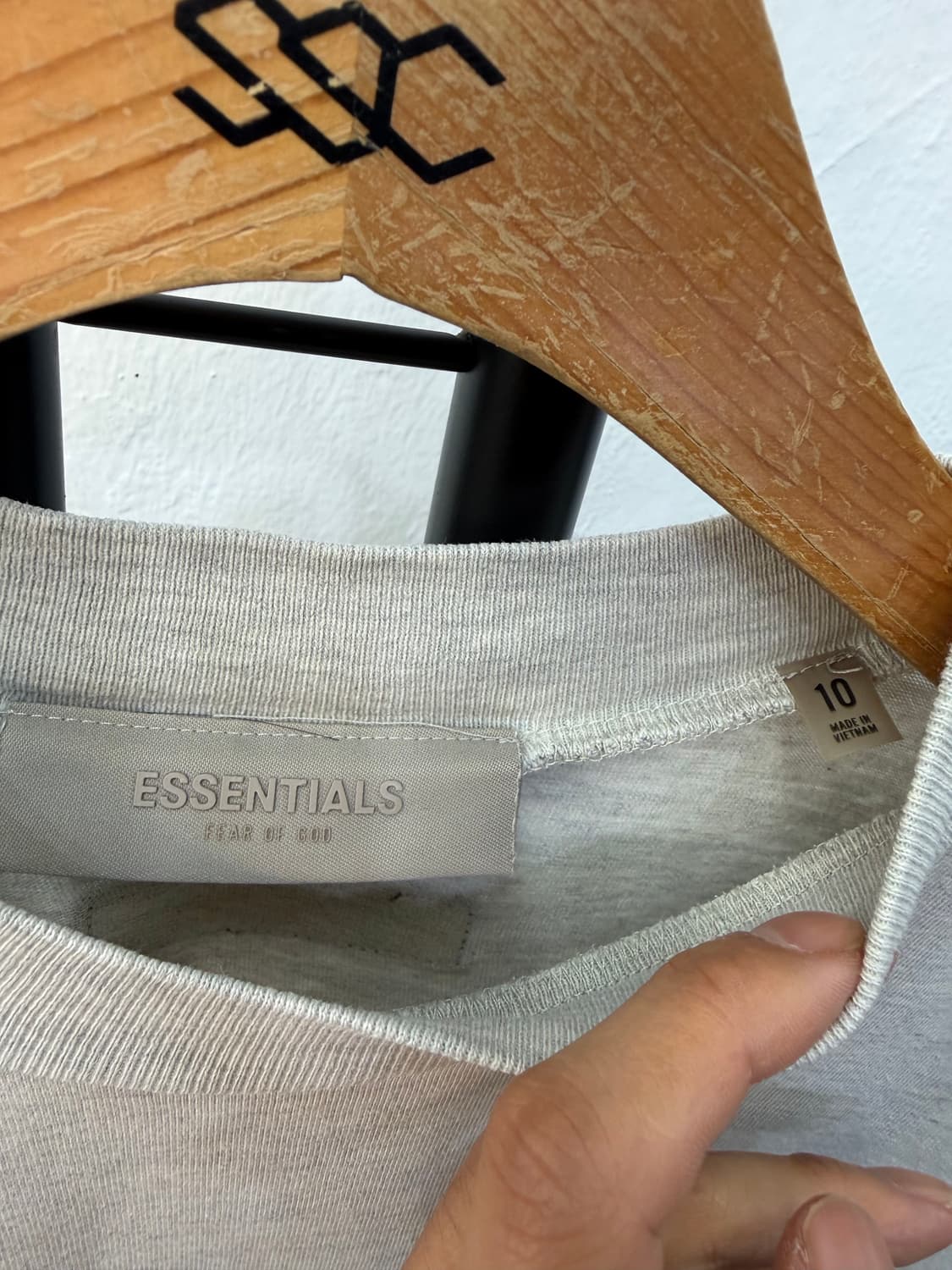 정품) 피어오브갓 에센셜 주니어 및 여성 반팔 티셔츠 10y  상품이미지5