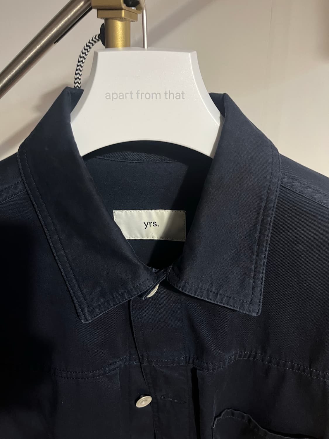 이얼즈어고 코튼드릴 네이비 트러커 자켓 M 상품이미지10