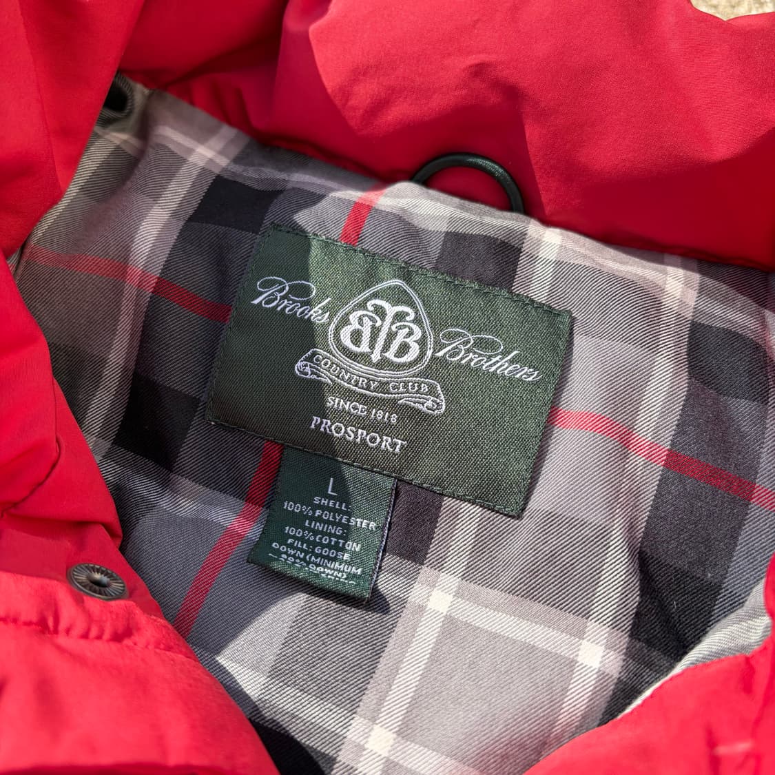 브룩스브라더스 빈티지 다운패딩 베스트 L 상품이미지6