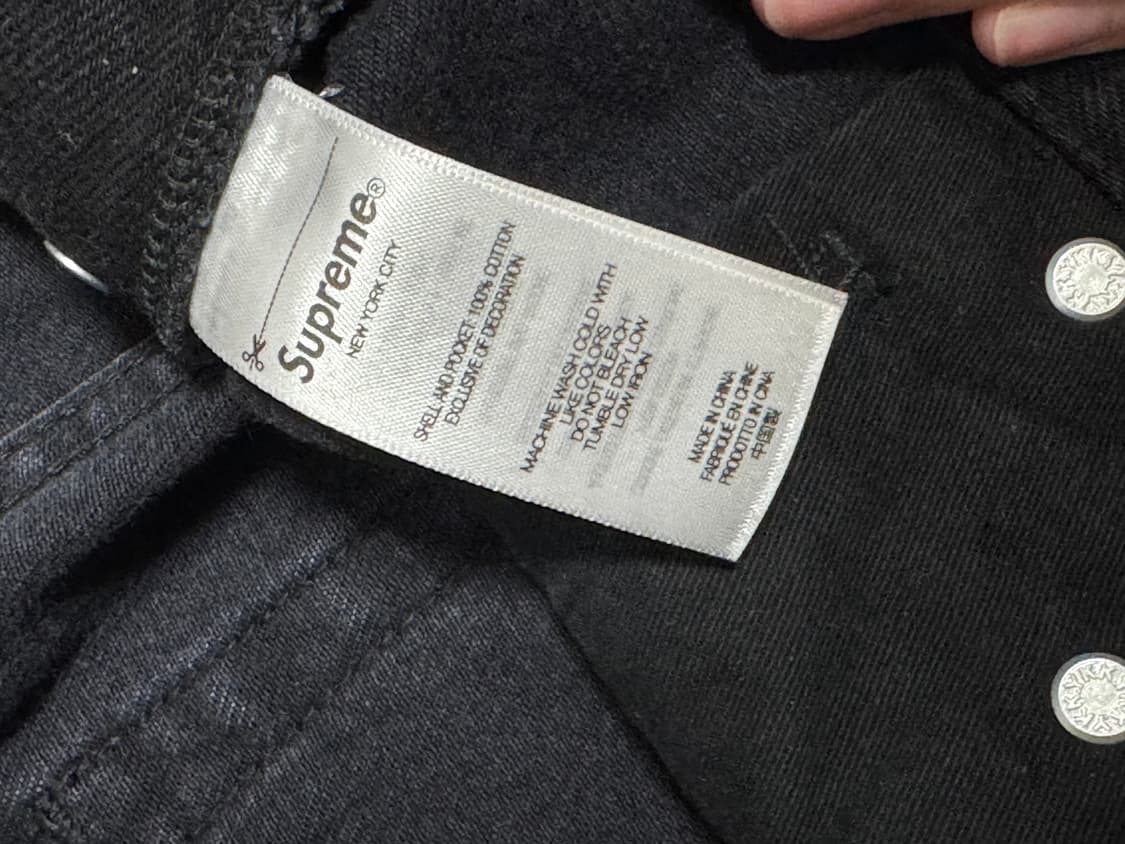 슈프림 레귤러진 블랙 30 상품이미지3